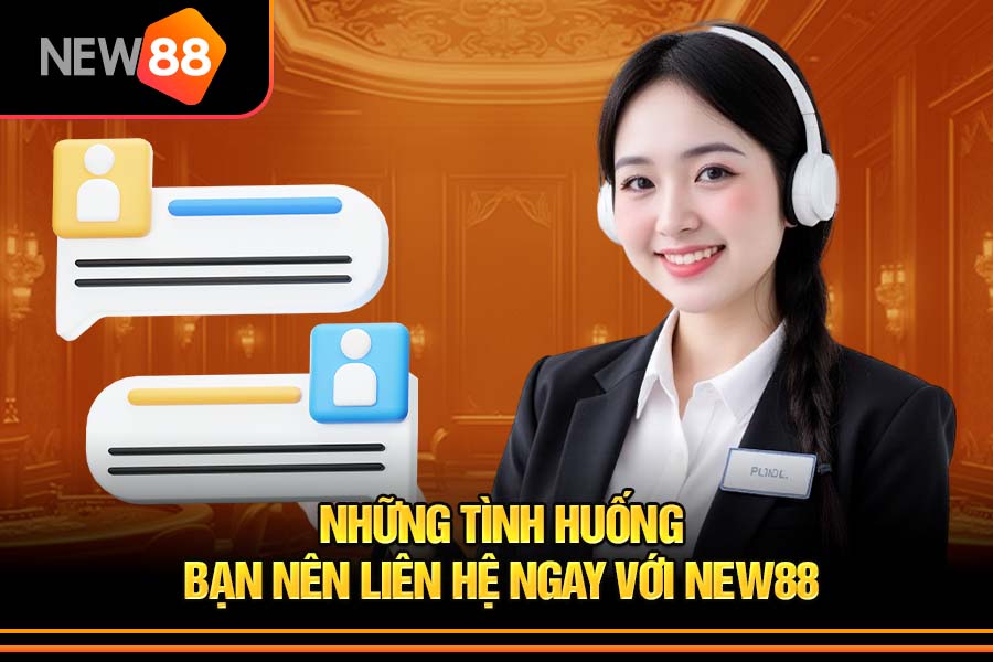 CSKH NEW88 3 Trường hợp cần liên hệ CSKH New88